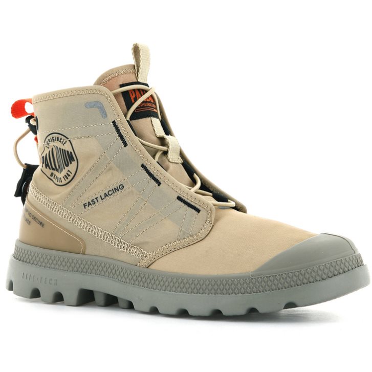 Dámské Boty Palladium Pampa Travel Lite Hnědožlutý | CZ LQG-48E